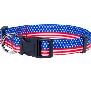 Native Pup American Flag Dog Collar